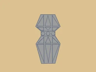 Double Trapezoid Vase