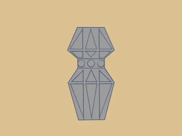 Double Trapezoid Vase