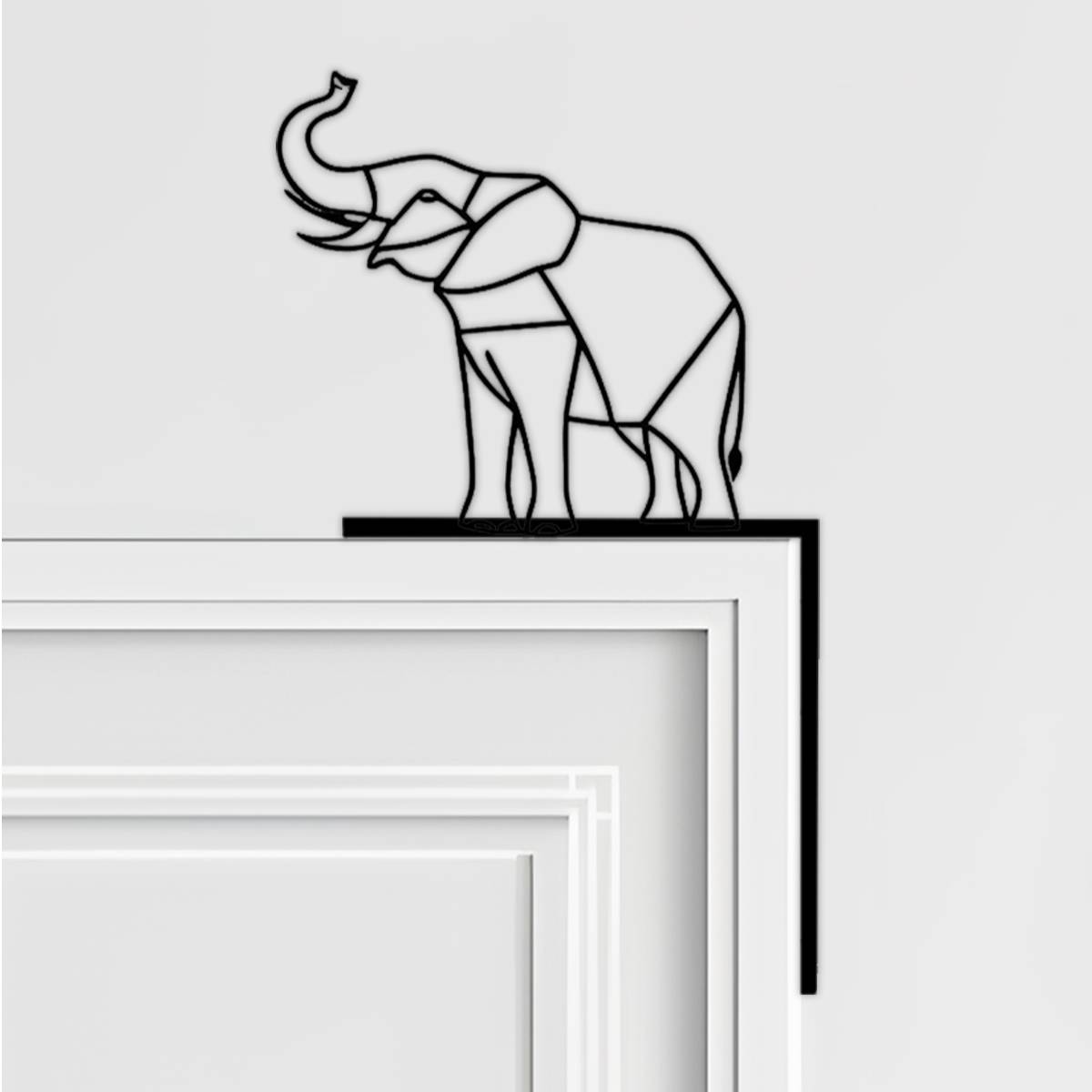Elephant Door Corner Decor, Door Frame Decor, Home Decor