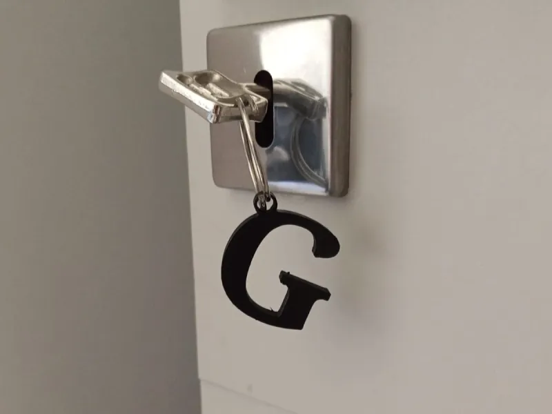 G Letter Keychain. 🔑