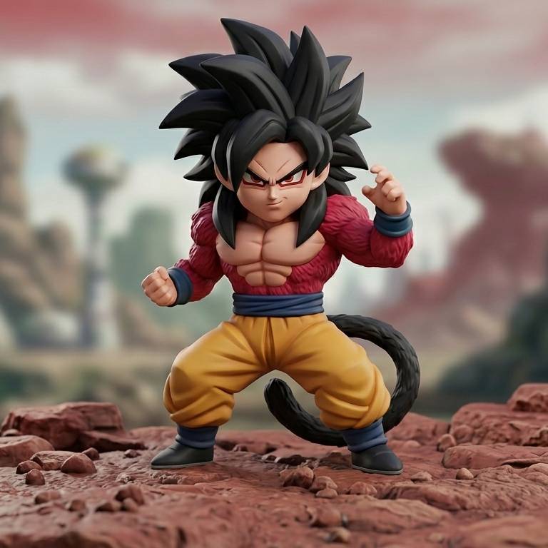Goku Super Saiyan 4 Chibi