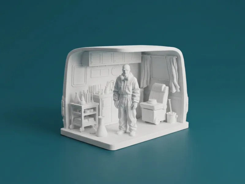 Breaking Bad RV Lab Diorama