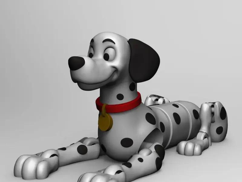 Fully Flexible Dalmatian Dog Toy – Inspired by 101 Dalmatian
