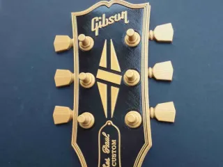 GIBSON GUITAR HEADSTOCK - KEY HANGER / WALL ART