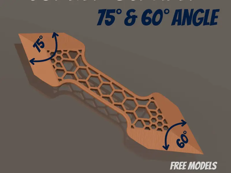 Corner Scraper — 60° & 75° angles (dual-ended)