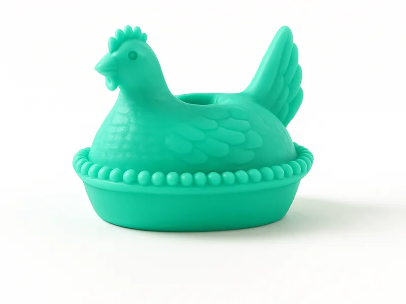 Hen on nest Straw Topper