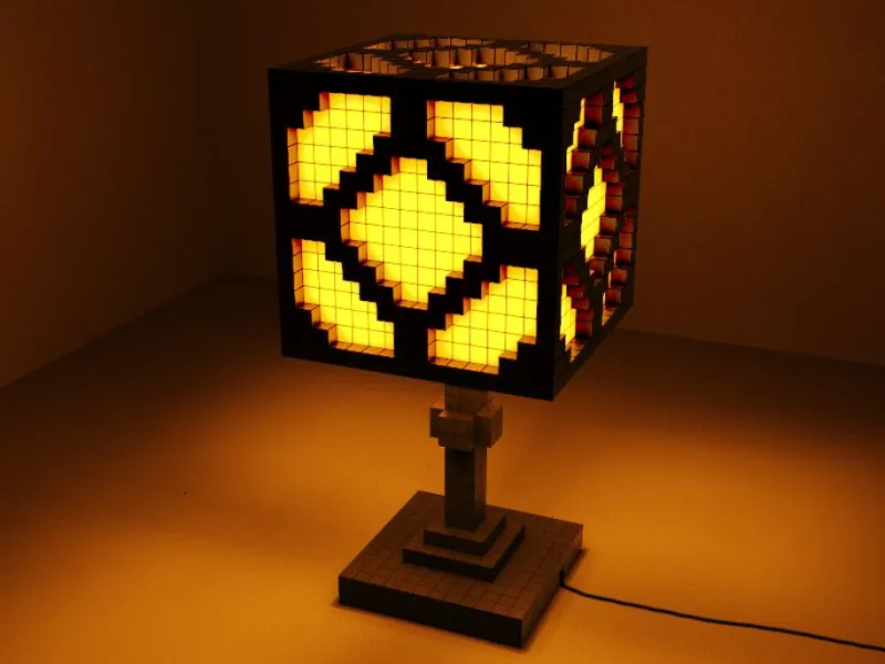 Lámpara Minecraft