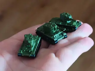 Tiny KV-2 soviet tank model