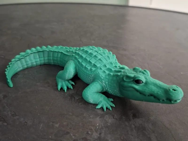 Cocodrilo realista