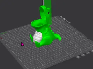 Chubby Dinosaur T-Rex Dino Pencil Holder