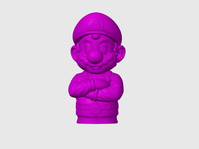 Mario Hero Bust 3D Model