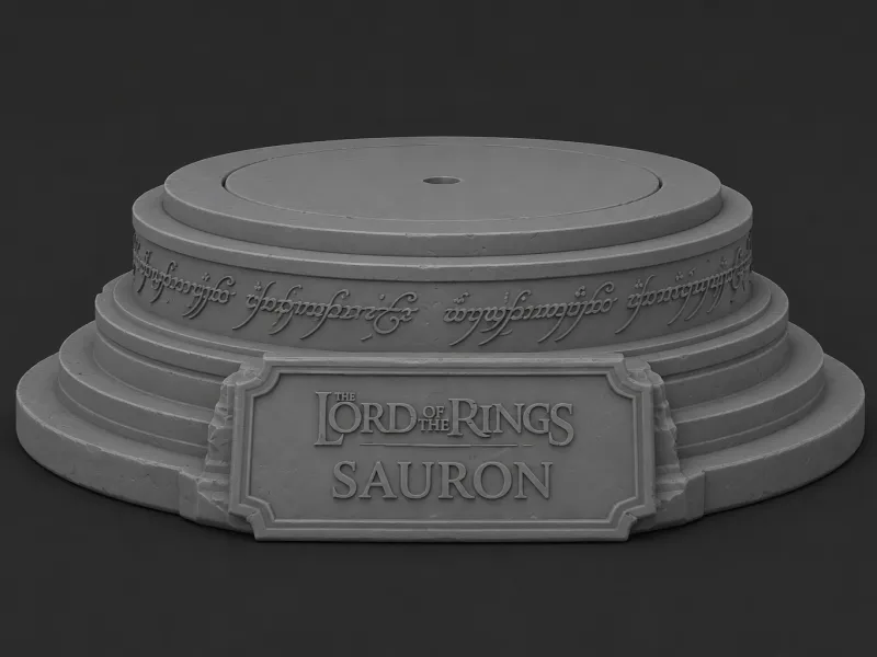 Sauron helmet and Stand