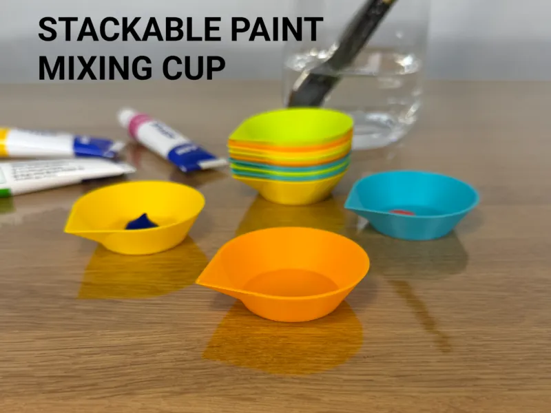 Stackable Paint Mixing Cup