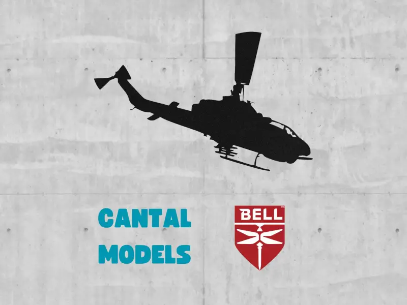 AH-1 COBRA ATTACK HELICOPTER #2 | 2D WALL ART