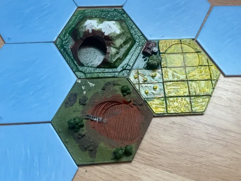 Catan map, Warszawa, Lenin