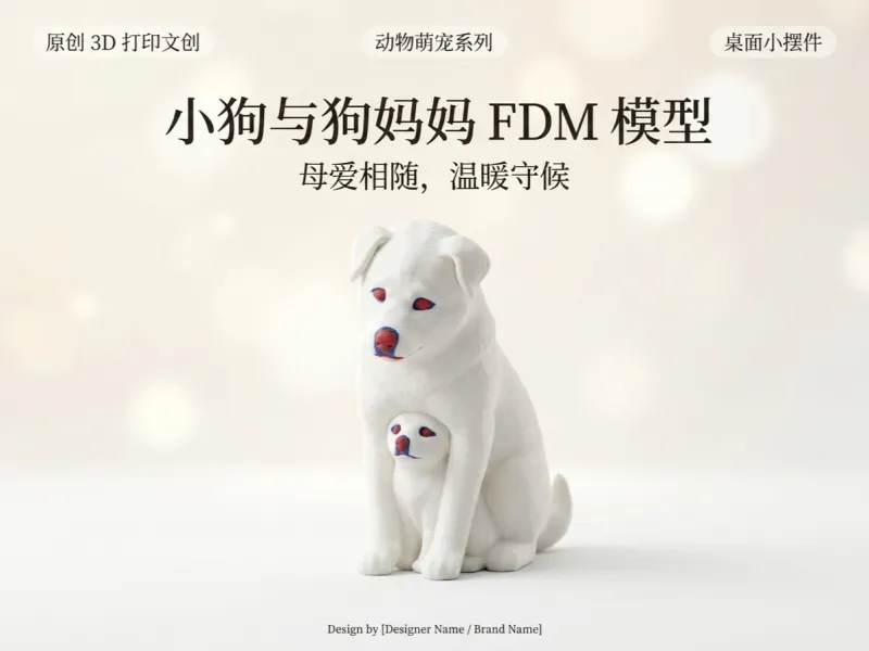 妈妈和小狗