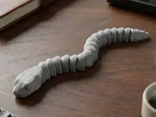 small articulated snake (fast print)
