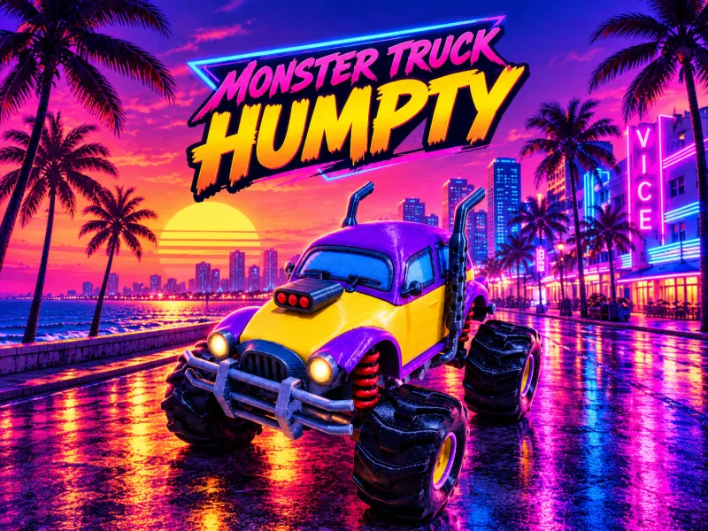 Monster Truck Humpty - Retro Revival Edition
