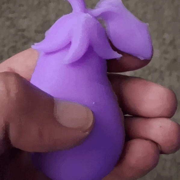 Squishy Eggplant Mold
