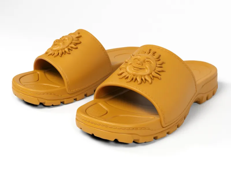 Sandals with a sun