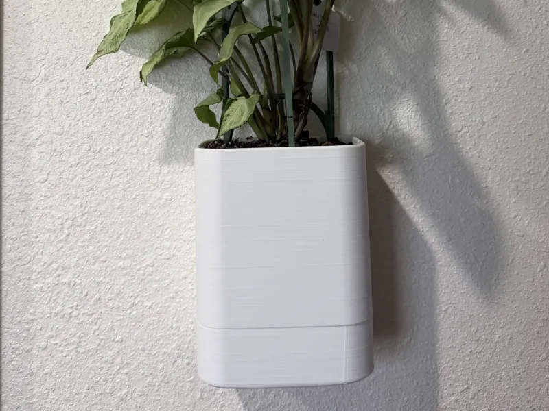 wall hanging planter square 6in
