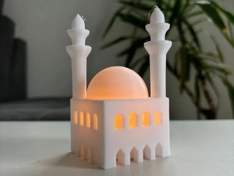 Mini Mosque with LED Tealight