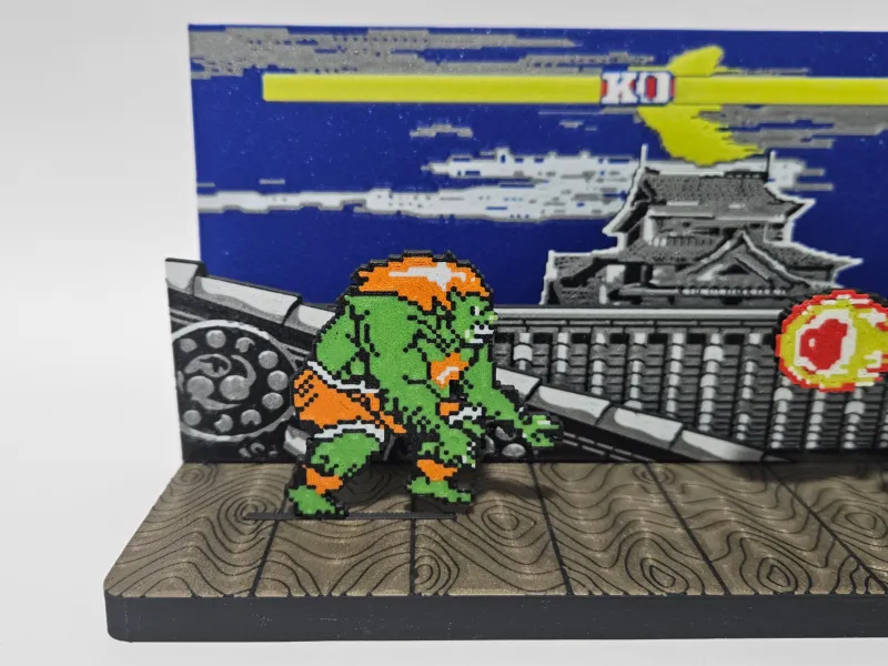 Blanka Street Fighter (Diorama, Keychain, Magnet)