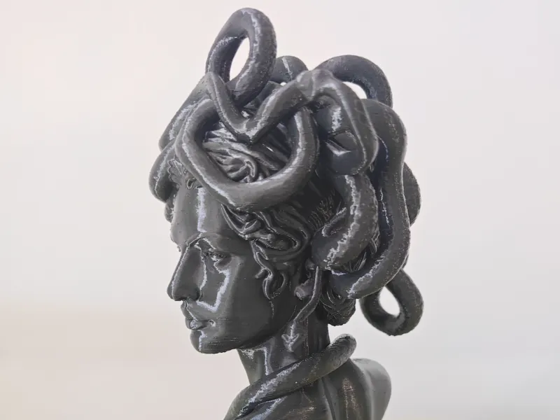 Medusa Bust – Detailed Greek Mythology Gorgon Sculpture