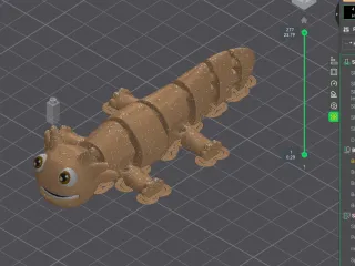 Cartoon Axolotl (Articulated Figure)