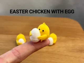 Easter Chicken with Egg