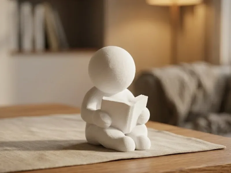 Reading Figure with Book