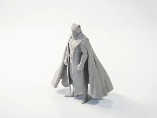 Black Panther Robed Figure Marvel 3D Printable