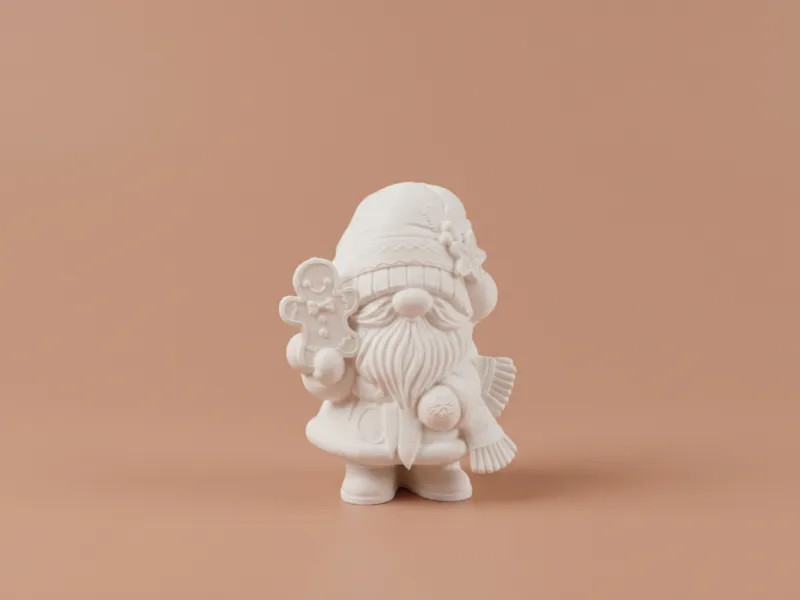 Christmas Gnome with Gingerbread – Festive Figurine