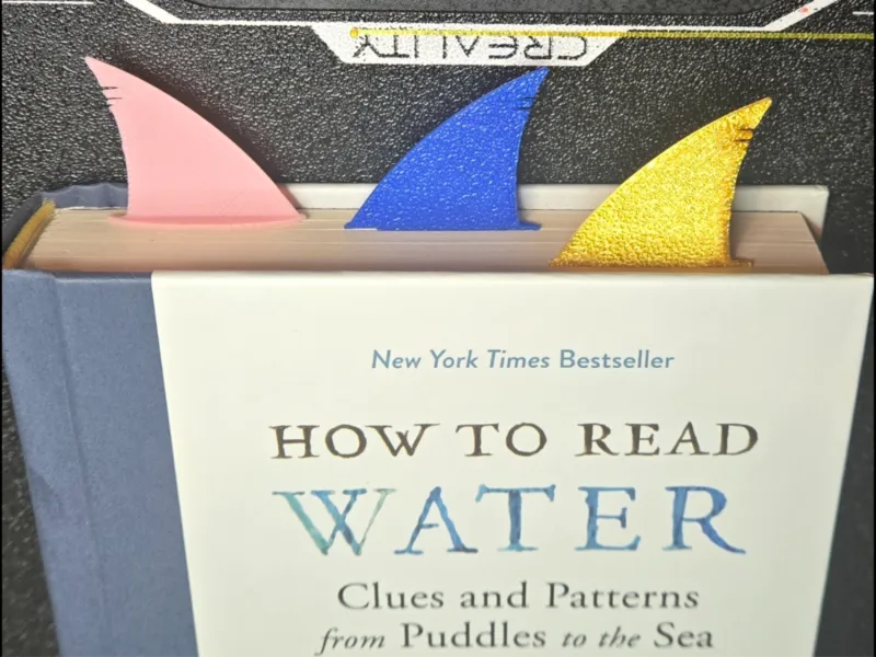 Scarfin Book Shark Apex Reader Bookmark Fast Print By Object