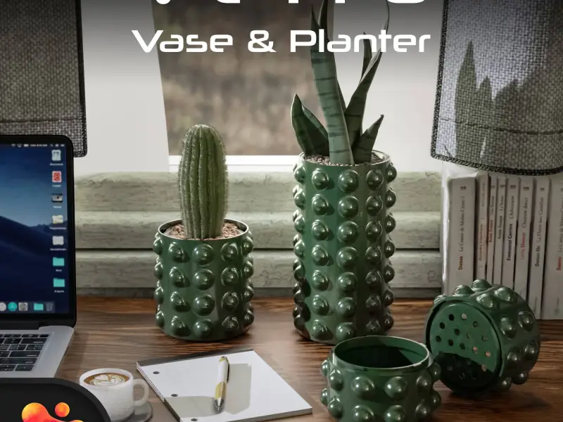 Vetro Vase & Planter Set by Polymeria