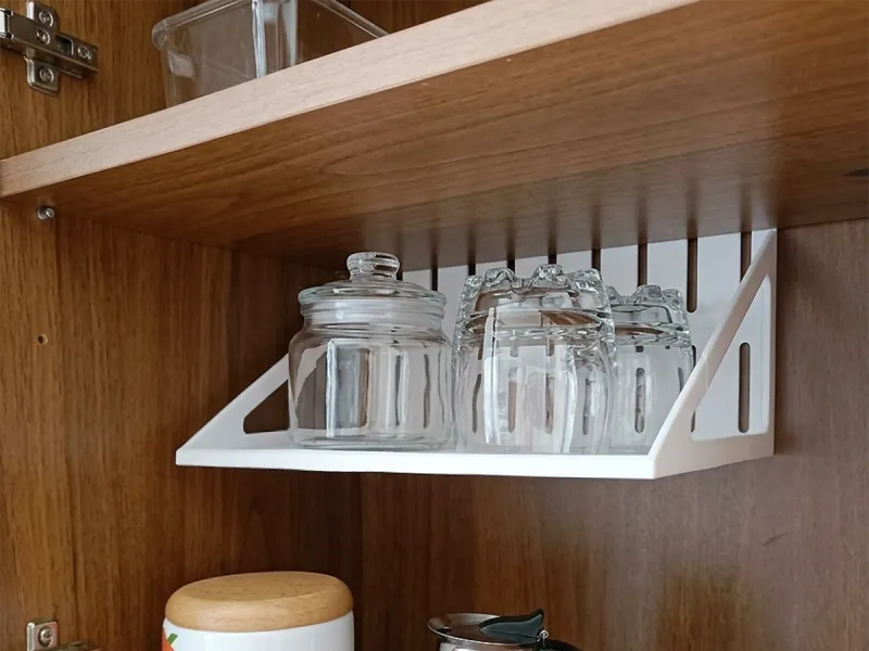 Instant Under-Shelf Kitchen Organizer | No Hardware