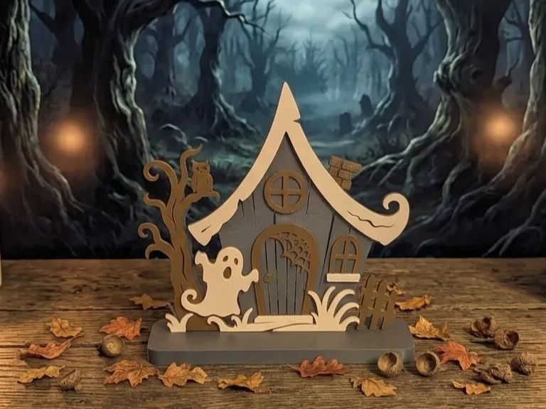 Cute & Spooky Halloween Haunted House Display