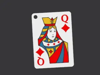chaveiro dama de ouros