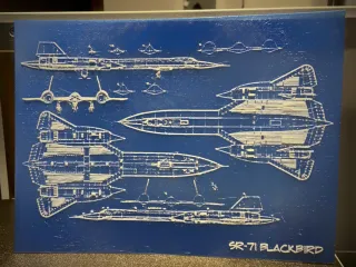 SR-71 Blackbird Projects Hueforge