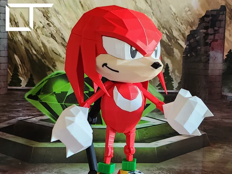 Knuckles (Sonic the Fighters) Figurină complet articulată