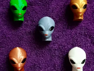 Alien Head Home, Office, Car Dashboard& Halloween Decoration