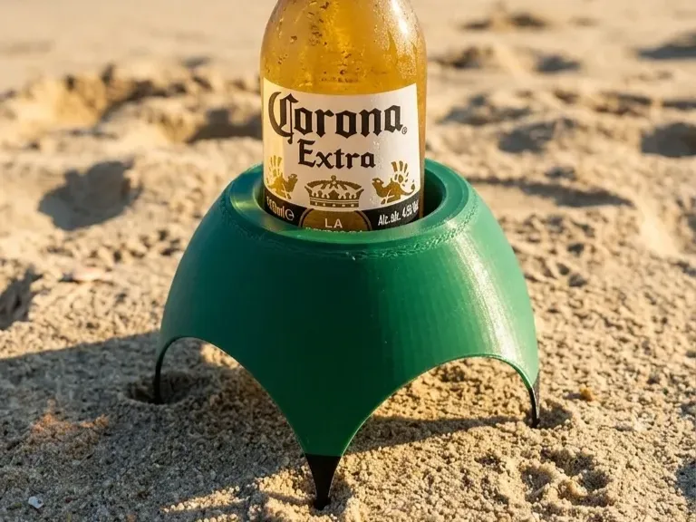 Summer Beach Cup & Bottle Holder
