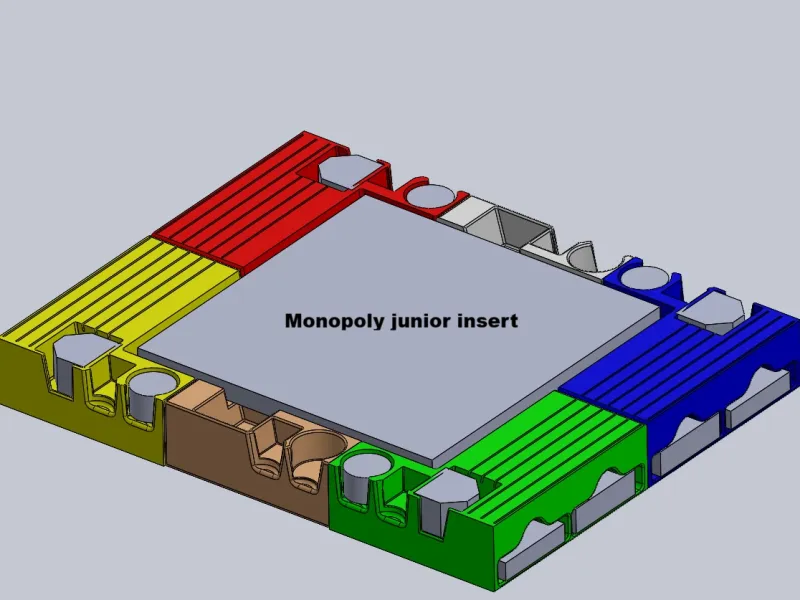 Monopoly Junior Organizer-Einsätze