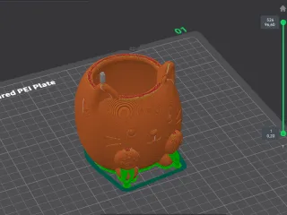 Cute Cat Mini Planter