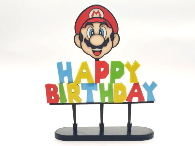 Super Mario Cake Topper