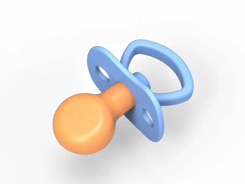 Pacifier anal plug