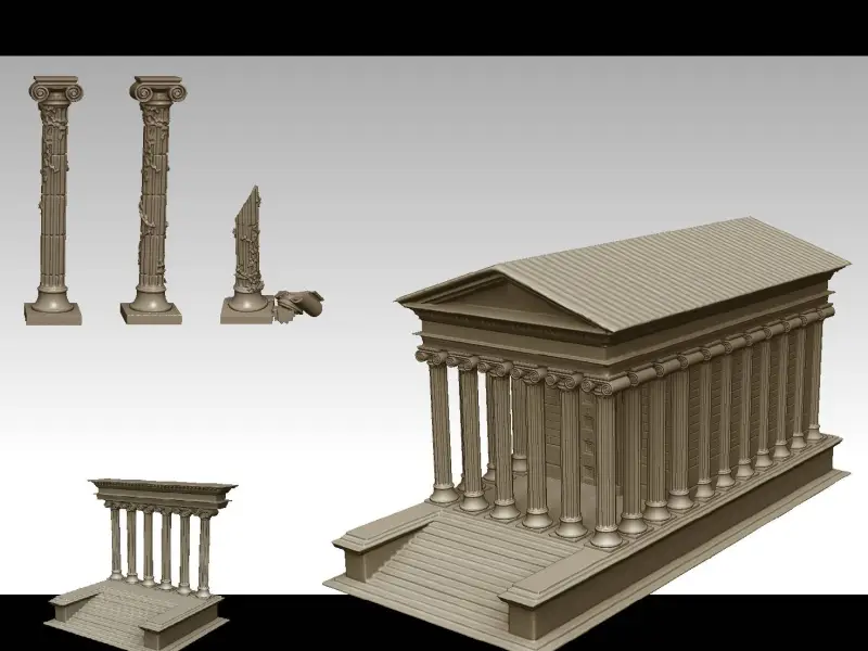 Roman Temple Builder