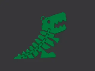 t rex keychain