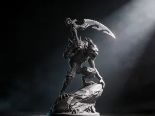 Bone Scythe Wolf