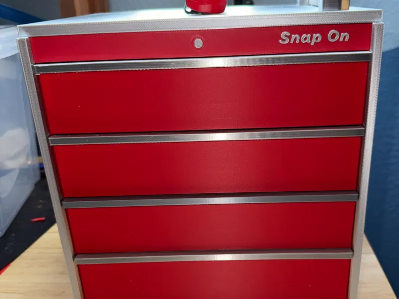Mini Tool Chest - 4 Drawers and 2 Hidden Compartments